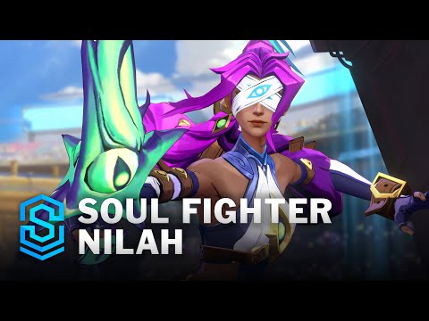 Soul Fighter Nilah Wild Rift Skin Spotlight