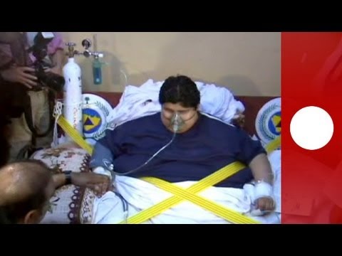 Hospitalisation d'un Saoudien pesant 610 kg