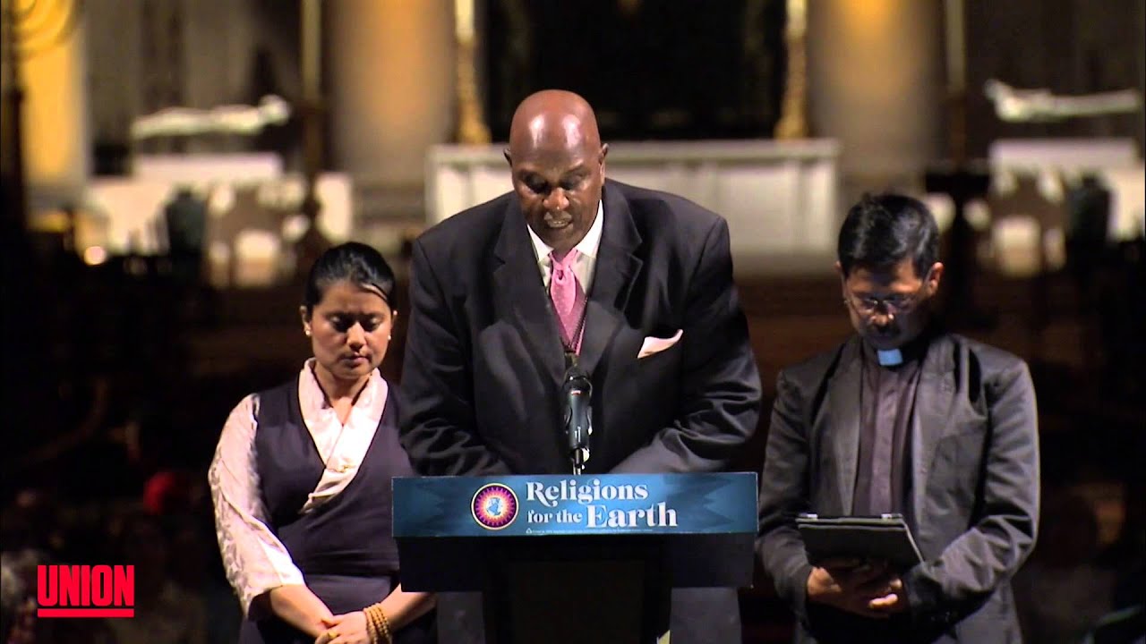 Rev Gerald Durley speaks at Religions for the Earth Multi-faith Climate Service