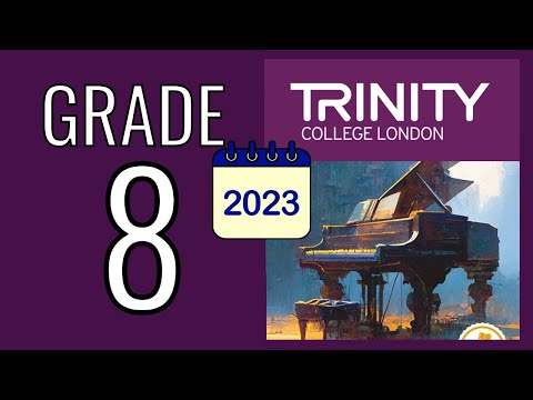TRINITY Grade 8 Piano 2023 - Piano Exam Pieces from 2023