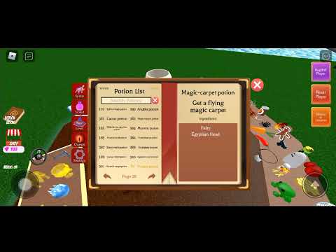 New potion recipes in EGYPT update | Wacky Wizards | Roblox