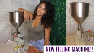 Unboxing Cosmetic Filling Machine For Hair Products, Lip Gloss, Skincare + Vendor