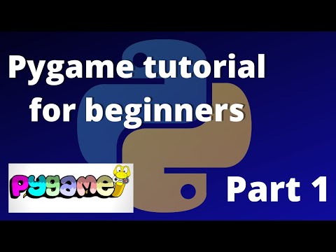 Pygame tutorial for beginners #1 Creating a window and displaying a rectangle