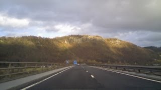 Glasgow to Aberdeen in 3 Minutes -  HD Time lapse Drive