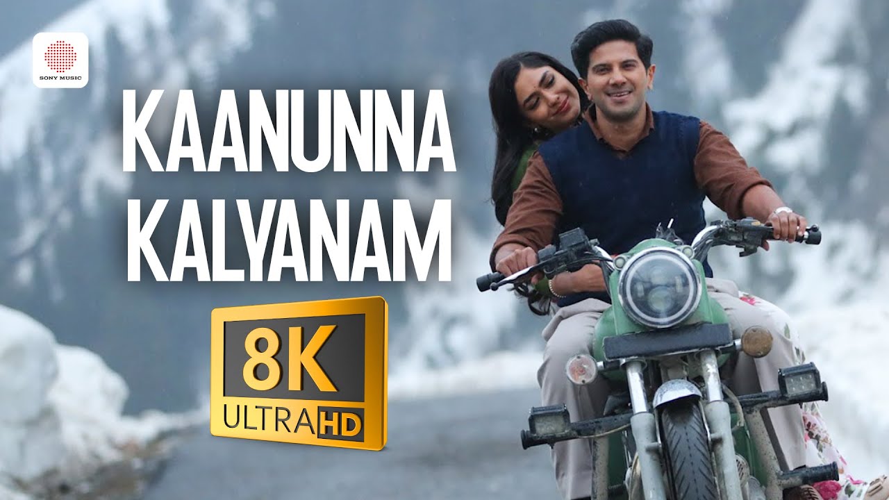 Kaanunna Kalyanam 8K/4K Video Song | Sita Ramam (Telugu) | Dulquer | Mrunal | Vishal Chandrashekhar