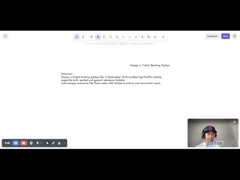 Design Ticketing Booking System preview