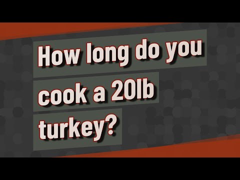 How long do you cook a 20lb turkey?