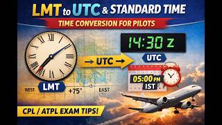 Time Conversion Made Easy | LMT to UTC & Standard Time (Pilot Exams)