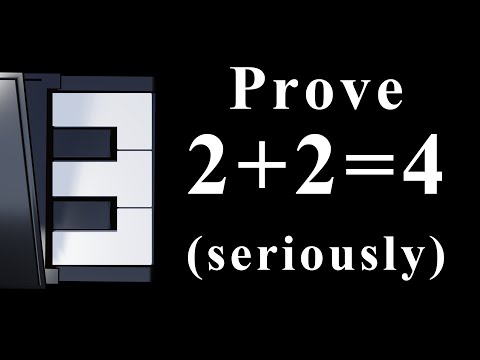 Peano axioms: Can you really PROVE that 2+2=4?