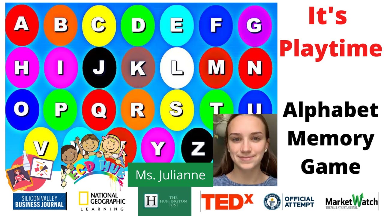 Alphabet Memory Game by ECDHUB - Ms Julianne #ecdhub #mindgames #alphabetgames #alphabetgamesforkids