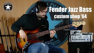 Video thumbnail for Fender Jazz Bass '64 Custom Shop Relic | fb.com/angeldust.guitars by AngelDust Guitars