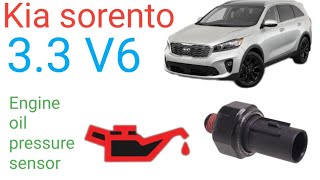 Kia sorento oil pressure sensor switch location and replacement