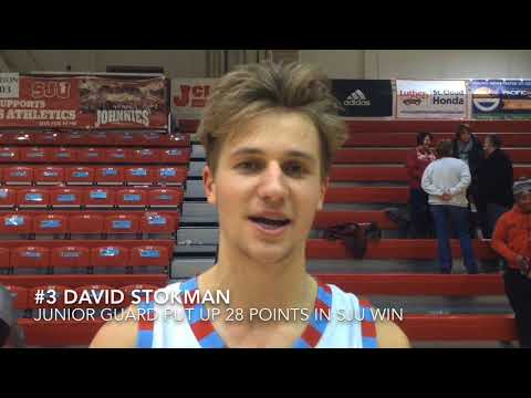 Post-Game Interviews w/SJU's McKenzie, Stokman & Walford - 2017 Hamline