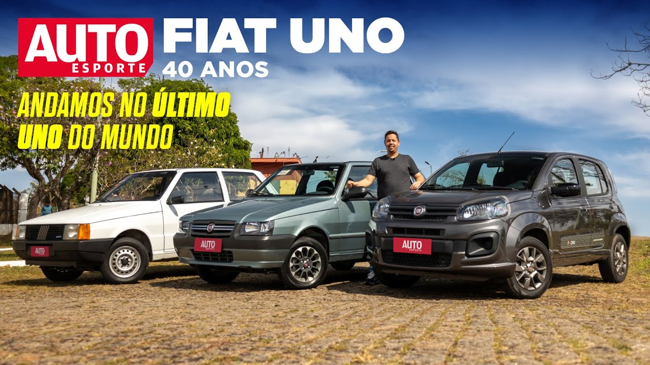 FIAT UNO 40 ANOS: andamos nas versões MAIS IMPORTANTES da história
