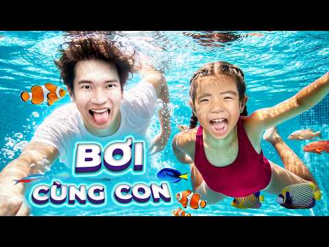 𝐓𝐨𝐧𝐲 | 𝟐𝟒𝐇 Dạy Bơi Cho Con Gái 6 Tuổi 😱