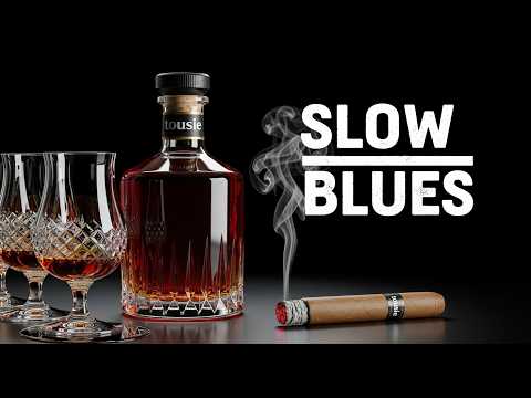 Slow Blues & Whiskey Mood ~ Soulful Guitar Instrumental, Late Night Jazz Lounge