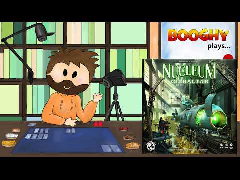 Booghy plays... Nucleum Gibraltar(2p, Rules Ovw, Playthrough, Impressions)
