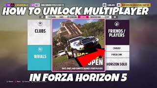 How To Unlock Multiplayer In Forza Horizon 5!