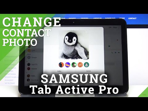 How to Add Photo to Contact in SAMSUNG Galaxy Tab Active Pro – Personalize Contact Profiles