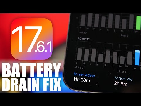iOS 17.6.1 - How To FIX Battery DRAIN on iPhone !