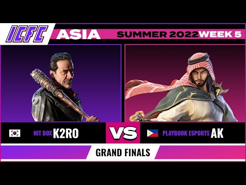 K2RO (Negan) vs AK (Shaheen) Grand Finals ICFC TEKKEN Asia: Summer 2022 Week 5