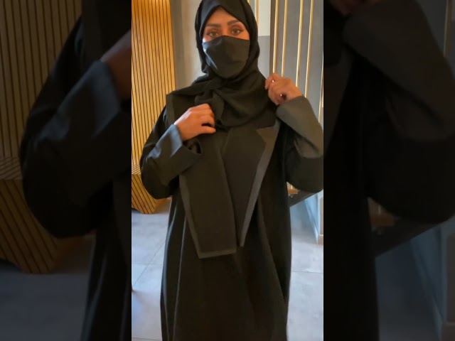 عباية لف رسمية مفتوحة