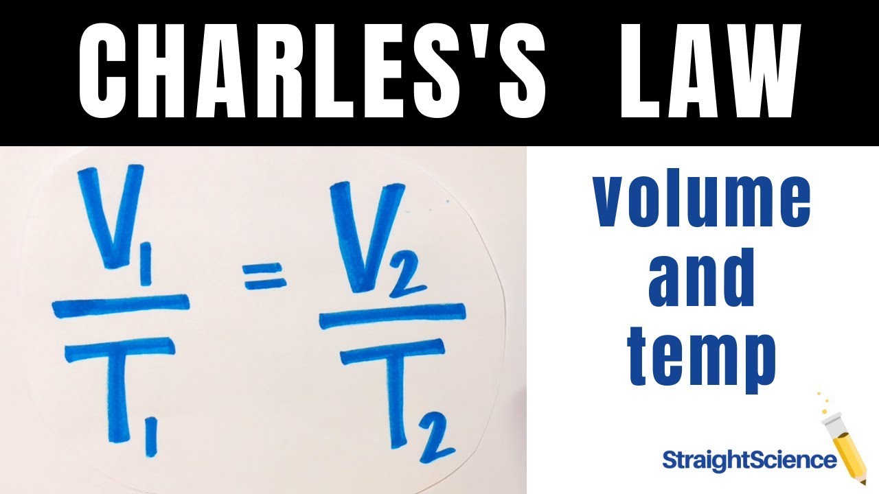 Charles's Law - Volume and Temp - Gas Law - Straight Science