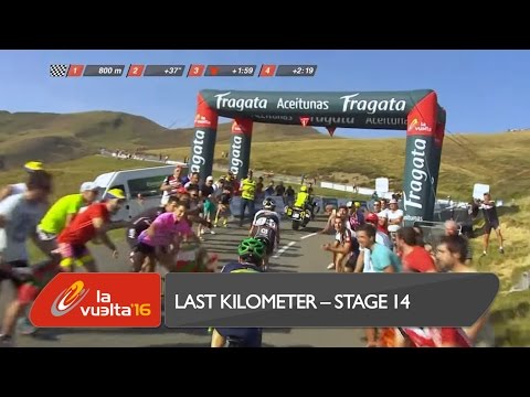 Last kilometer / Ultimo kilómetro - Etapa 14 - La Vuelta a España 2016