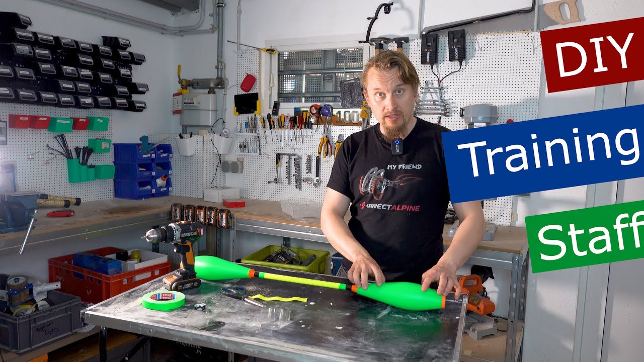 How to build your own training Staff I Juggling Club Style I Tutorial by Modern Juggling