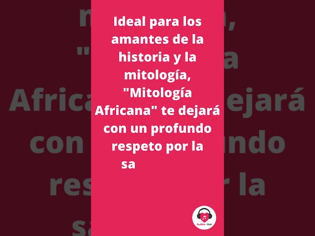 Vídeo relacionado con Mitología Africana: Apasionantes mitos, fábulas y leyendas de África
