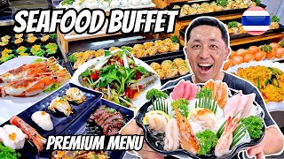 Trying Premium Menu at Bangkok's Hottest Seafood Buffet! 🇹🇭 Sashimi, Wagyu Sushi and Cheesy Prawns!