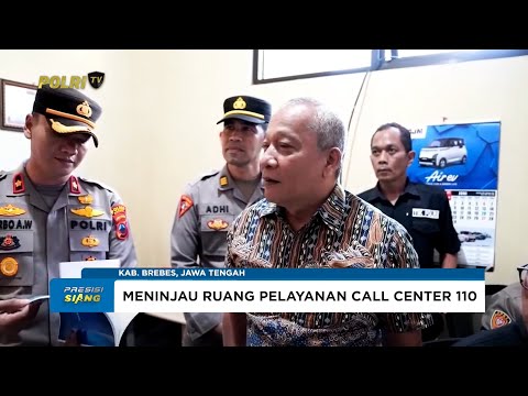 POLDA JAWA TENGAH LAKSANAKAN SUPERVISI LAYANAN POLISI 110 DI POLRES BREBES