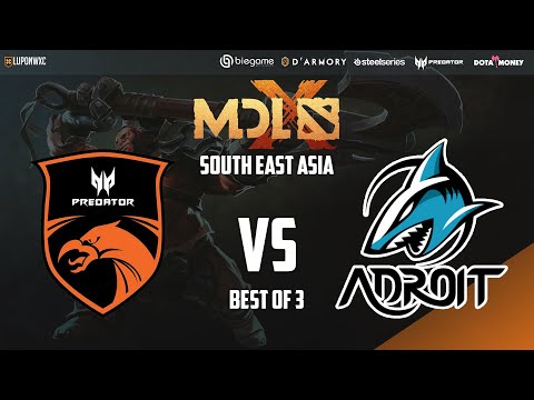 TNC Predator vs Team Adroit Game 1 (Bo3) | MDL Chengdu Major 2019 - SEA Qualifiers