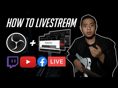 How Livestream with OBS using Guitar Plugins