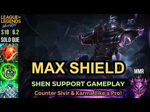 Wild Rift – Shen Support Guide 2025 | How To Maximize Shield | Build, Runes & Gameplay
