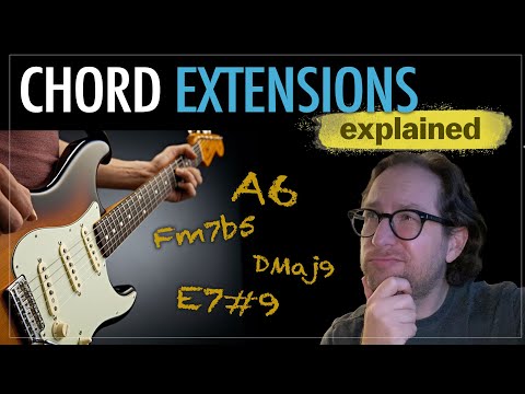 Chord Extensions Explained. Guitar Chord Theory - What do those numbers mean?