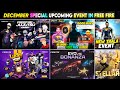 Upcoming Events In Free Fire L Free Fire New Event L Ff New Event L Free Fire December Events