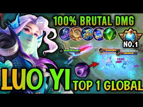 Luo Yi Best Build For 2022 [ Luo Yi Top 1 Global Gameplay Build ] - Mobile Legends