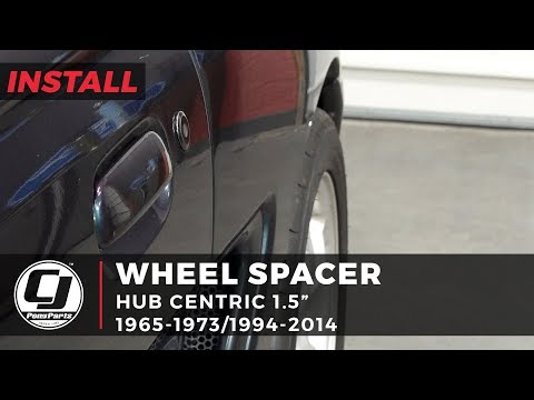 Black 1.5" Hub Centric Wheel Spacers| 1965-73 or 1994-2014 Mustang