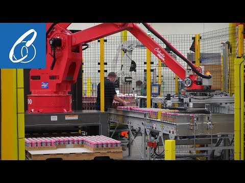 Robotic Palletizing Demonstration with Columbia/Okura Robots