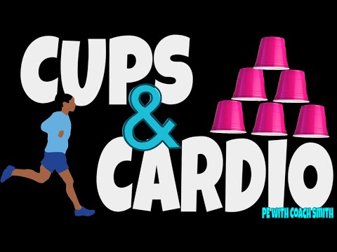 SPEEDSTACKS! Cup and Cardio! Fun Stacking Challenges! PE Brain Break Hand-Eye Coordination Activity!