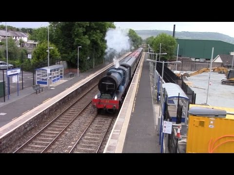 Ex GNR V Class 4-4-0 No.85 Merlin -  Emerald Isle Explorer - Whiteabbey & Loughside 21/6/16
