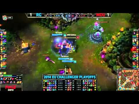 RG Thrashy Khazix VS MOU Kondzisan Pantheon Game 3 Highlights   EU CS 2014 Spring MUST SEE