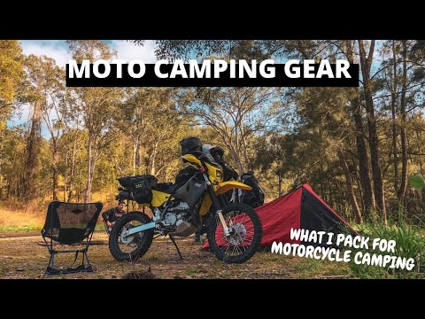 MOTO CAMPING GEAR | WHAT I PACK | KEEP IT SIMPLE!