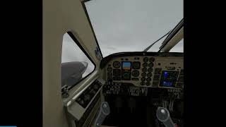 X-Plane 11 - librain on the King Air C90B