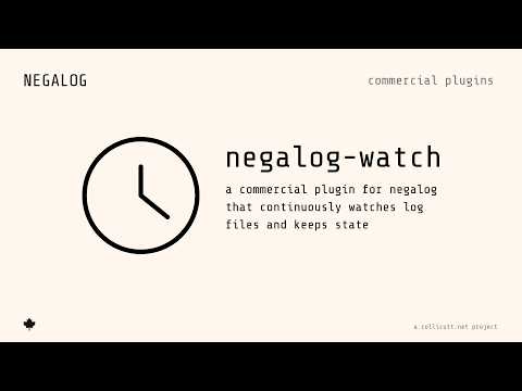 Introducing NegaLog Watch