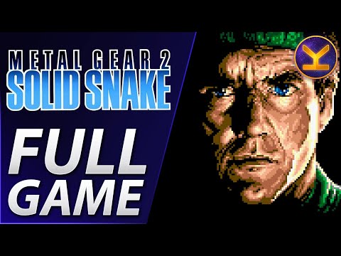 Metal Gear 2: Solid Snake (1990) MSX2 - Full Game 100% Complete Walkthrough Gameplay