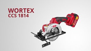 Cordless circular saw WORTEX CCS 1814