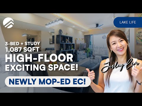 Lake Life: High Floor 3-Bedroom + Study Executive Condo | D22 | Home Tour | Jesley Lim | Sold by PLB
