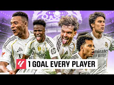 UN GOLAZO de CADA JUGADOR del REAL MADRID | LALIGA 2025/26